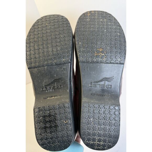 Dansko Volley Clogs Leather Slip On Comfort Shoes Nurse Comfort Women 41/10.5-11 - Picture 6 of 11